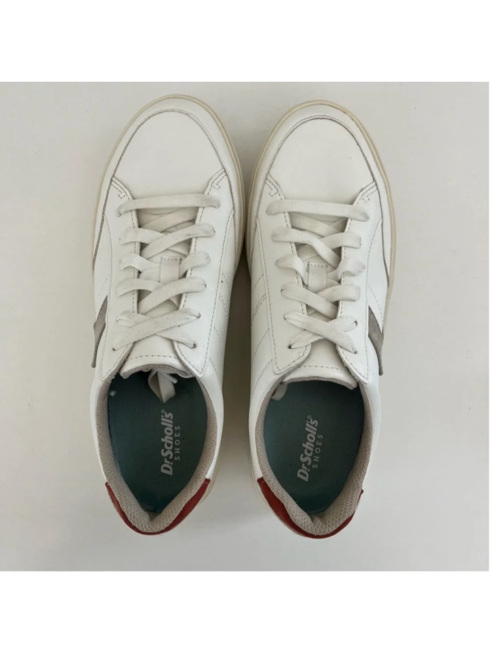 Dr. Scholls Madison Platform Sneakers White Colorblock Comfort Shoes 7.5